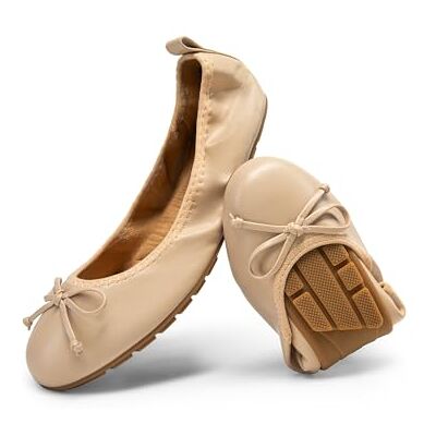 DREAM PAIRS Ballerines Femme, Chaussures Femme Légères et Confortables, Pliables Chaussures a Enfiler Femme,Size 37,Nu,SDFA2409W - Publicité DREAM PAIRS Ballerines Femme, Chaussures Femme Légères et Confortables, Pliables Chaussures a Enfiler Femme,Size 37,Nu,SDFA2409W - Publicité