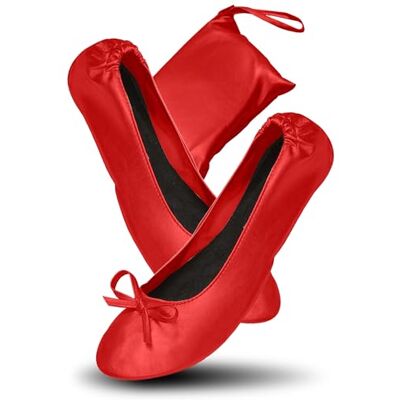 JJ PRIME Chaussures après fête avec Sac Pliable Ballerines Femme Confortable Pliables, Chaussures Plates Femme, Chaussures Femme - Publicité JJ PRIME Chaussures après fête avec Sac Pliable Ballerines Femme Confortable Pliables, Chaussures Plates Femme, Chaussures Femme - Publicité