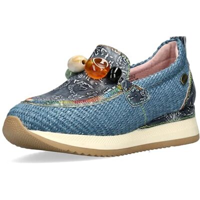 LAURA VITA Mocassins pour Femmes Gycmo 59, Pointure:37 EU, La Couleur:Bleu - Publicité LAURA VITA Mocassins pour Femmes Gycmo 59, Pointure:37 EU, La Couleur:Bleu - Publicité