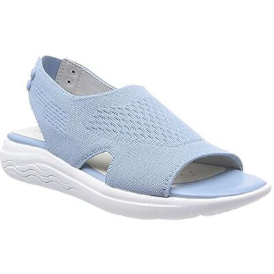 Geox Sandales D Spherica EC5 pour femme, Lt Sky, 38 EU - Publicité Geox Sandales D Spherica EC5 pour femme, Lt Sky, 38 EU - Publicité