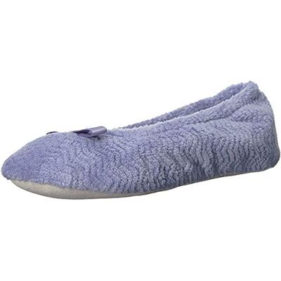 Isotoner Ballerines en microterry pour femme Motif chevron, Vert immersif, 41/42.5 EU - Publicité Isotoner Ballerines en microterry pour femme Motif chevron, Vert immersif, 41/42.5 EU - Publicité