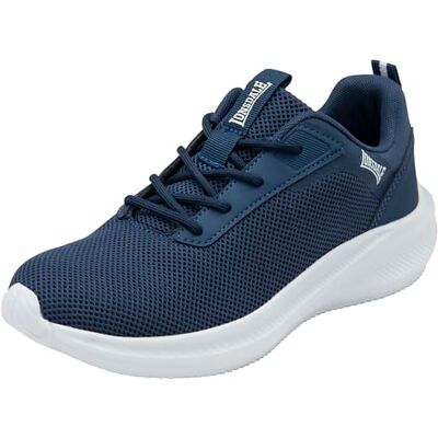 Lonsdale Baskets Bowside pour Homme, Bleu Marine/Blanc, 46 EU - Publicité Lonsdale Baskets Bowside pour Homme, Bleu Marine/Blanc, 46 EU - Publicité