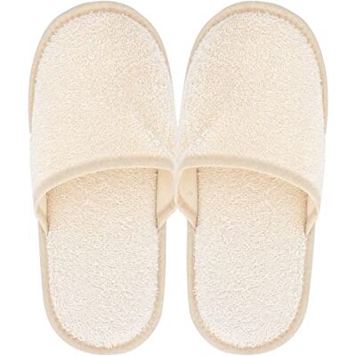 Linnea Chaussons de Bain Pure Ivoire Taille Large L du 41 au 43 - Publicité Linnea Chaussons de Bain Pure Ivoire Taille Large L du 41 au 43 - Publicité