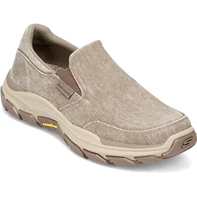 Skechers Homme Respected-Fallston Toile à Enfiler, Taupe, 45 EU - Publicité Skechers Homme Respected-Fallston Toile à Enfiler, Taupe, 45 EU - Publicité