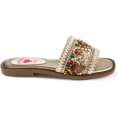 Pablosky Dalia Sandale, Beige, 35 EU - Publicité Pablosky Dalia Sandale, Beige, 35 EU - Publicité