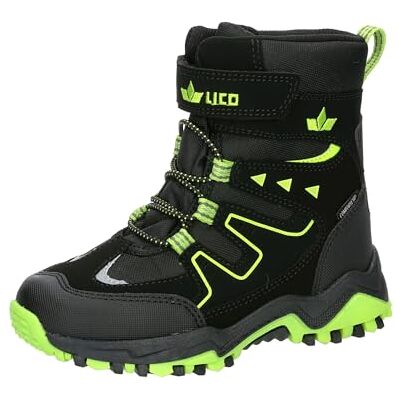 Lico Raseborg VS Bottes d'hiver, Schwarz/Lemon, 25 EU - Publicité Lico Raseborg VS Bottes d'hiver, Schwarz/Lemon, 25 EU - Publicité