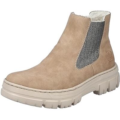 Rieker Bottines Chelsea Z7465 pour femme, beige, 41 EU - Publicité Rieker Bottines Chelsea Z7465 pour femme, beige, 41 EU - Publicité