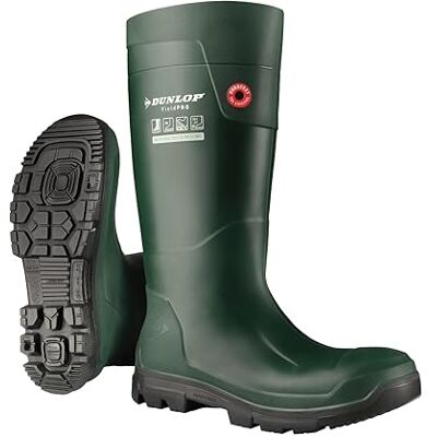 DUNLOP Bottes de pluie PUROFORT FIELDPRO Adulte (44,5 FR) (Vert/Noir) - Publicité DUNLOP Bottes de pluie PUROFORT FIELDPRO Adulte (44,5 FR) (Vert/Noir) - Publicité