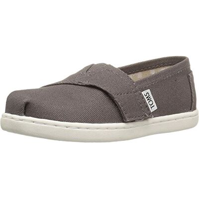TOMS TINY ALPARGATA Grey Canvas UK5.0 - Publicité TOMS TINY ALPARGATA Grey Canvas UK5.0 - Publicité