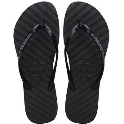 Havaianas – Slim Logo Pop Up, Tongs Avec Logo De Couleur Contrastée, Silhouette Fine Et Confortable, Semelle Antidérapante, Femmes - Publicité Havaianas – Slim Logo Pop Up, Tongs Avec Logo De Couleur Contrastée, Silhouette Fine Et Confortable, Semelle Antidérapante, Femmes - Publicité