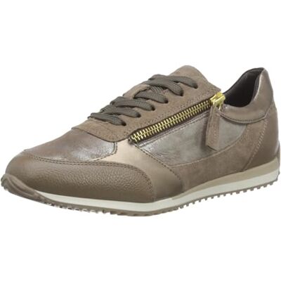 Geox Femme D Calithe A, Taupe Foncé, 38 EU - Publicité Geox Femme D Calithe A, Taupe Foncé, 38 EU - Publicité