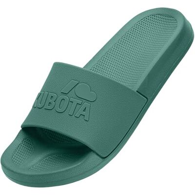 Kubota Claquette Femme Sandales à enfiler Chaussures Pour Piscine et Plage Sandales été Vert Plain 38 - Publicité Kubota Claquette Femme Sandales à enfiler Chaussures Pour Piscine et Plage Sandales été Vert Plain 38 - Publicité