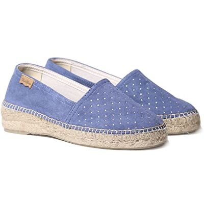TONI PONS Espadrille Femme en Daim Eddy-St Indigo, 38 EU - Publicité TONI PONS Espadrille Femme en Daim Eddy-St Indigo, 38 EU - Publicité