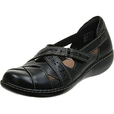 Clarks Femme Ashland Spin Q Mocassin, Noir, 44 EU Étroit - Publicité Clarks Femme Ashland Spin Q Mocassin, Noir, 44 EU Étroit - Publicité