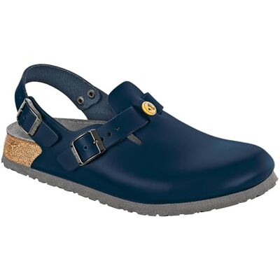 Birkenstock 61390–41 Chaussures normales Tokio Antistatique/cuir naturel Semelle normale, bleu, 61390-42 normales Fußbett - Publicité Birkenstock 61390–41 Chaussures normales Tokio Antistatique/cuir naturel Semelle normale, bleu, 61390-42 normales Fußbett - Publicité
