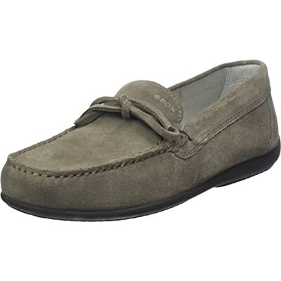 Geox Moccasin U Ascanio pour Homme, Gris, 43 EU - Publicité Geox Moccasin U Ascanio pour Homme, Gris, 43 EU - Publicité