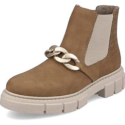 Rieker Femme Bottines M3873, Dame Bottines Chelsea,Bottes d'hiver,Demi-Bottes,Bottines,Bottes de Glisse,fourré,Marron (Braun / 24),41 EU / 7.5 UK - Publicité Rieker Femme Bottines M3873, Dame Bottines Chelsea,Bottes d'hiver,Demi-Bottes,Bottines,Bottes de Glisse,fourré,Marron (Braun / 24),41 EU / 7.5 UK - Publicité