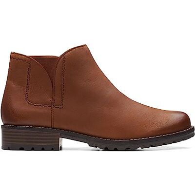 Clarks Bottes Clarkwell Demi Chukka pour femme, Marron foncé Lea., 42 EU - Publicité Clarks Bottes Clarkwell Demi Chukka pour femme, Marron foncé Lea., 42 EU - Publicité