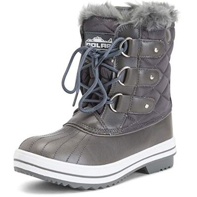 Polar Femmes Neige Démarrage Nylon Court Pluie Chaud Imperméable Démarrages Gris 42 - Publicité Polar Femmes Neige Démarrage Nylon Court Pluie Chaud Imperméable Démarrages Gris 42 - Publicité