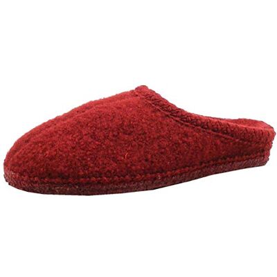 HAFLINGER Chaussons pour Femme AS 611002-3, Pointure:38 EU, La Couleur:Rouge - Publicité HAFLINGER Chaussons pour Femme AS 611002-3, Pointure:38 EU, La Couleur:Rouge - Publicité
