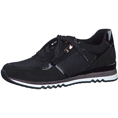 Marco Tozzi Baskets Plates élégantes pour Femme avec Lacets et Fermeture éclair, Cuivre Noir., 42 EU - Publicité Marco Tozzi Baskets Plates élégantes pour Femme avec Lacets et Fermeture éclair, Cuivre Noir., 42 EU - Publicité