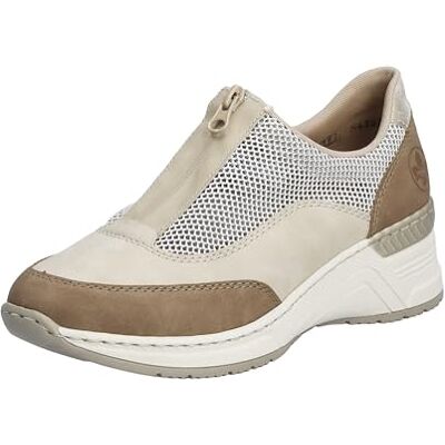 Rieker Femme N4357 Mocassin, Beige, 39 EU - Publicité Rieker Femme N4357 Mocassin, Beige, 39 EU - Publicité