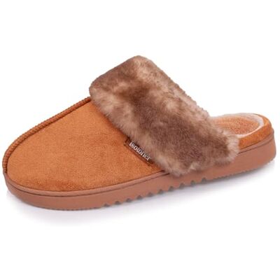 Isotoner Pantoufles Chinelas pour femme, pantoufles mules confortables parfaites pour l'hiver, Camel, 41 EU - Publicité Isotoner Pantoufles Chinelas pour femme, pantoufles mules confortables parfaites pour l'hiver, Camel, 41 EU - Publicité