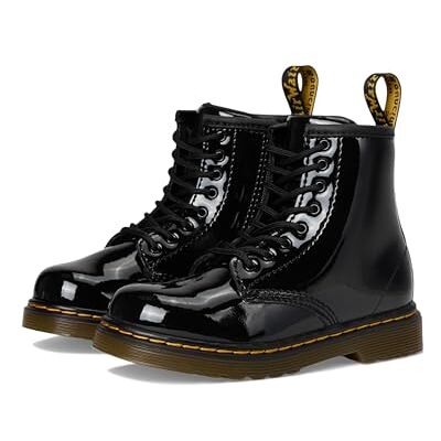 Dr. Martens Brooklee, Boots mixte bébé Noir (Black Patent Lamper) 27 EU - Publicité Dr. Martens Brooklee, Boots mixte bébé Noir (Black Patent Lamper) 27 EU - Publicité