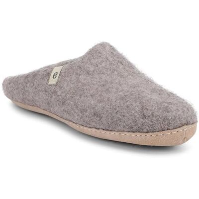 egos Chaussons Pantoufles pour homme et femme avec 100 % laine naturelle Chaussons confortables pour l'été et l'hiver Chaussons en feutre, Gris naturel, 45 EU - Publicité egos Chaussons Pantoufles pour homme et femme avec 100 % laine naturelle Chaussons confortables pour l'été et l'hiver Chaussons en feutre, Gris naturel, 45 EU - Publicité