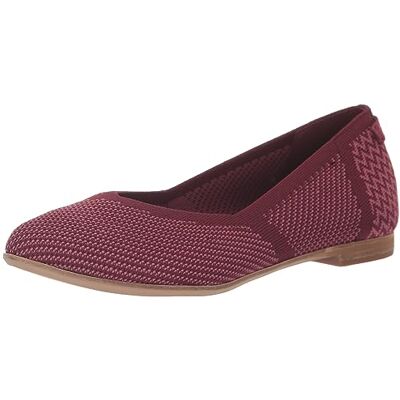 TOMS Jutti Neat Ballerines Femme, Deep Burgundy Repreve Knit, 39 EU - Publicité TOMS Jutti Neat Ballerines Femme, Deep Burgundy Repreve Knit, 39 EU - Publicité