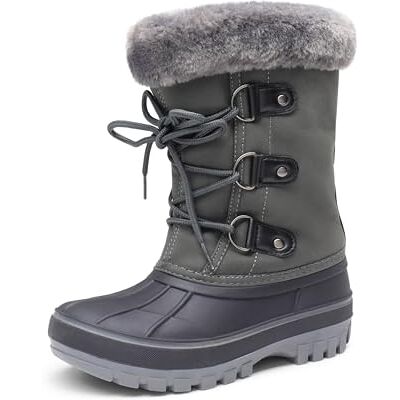 DREAM PAIRS Kids Bottes de Neige pour Enfants Chaudes et Confortable Bottes de Hiver Antidérapante avec Coque Imperméable,Size 33.5,Gris,Forester - Publicité DREAM PAIRS Kids Bottes de Neige pour Enfants Chaudes et Confortable Bottes de Hiver Antidérapante avec Coque Imperméable,Size 33.5,Gris,Forester - Publicité