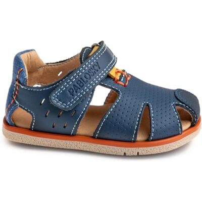 Pablosky Quizz Sandales, Bleu, 24 EU Large - Publicité Pablosky Quizz Sandales, Bleu, 24 EU Large - Publicité