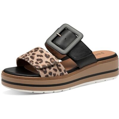 Jana Mules Femme avec Boucle Vegan, Leopard, 41 EU - Publicité Jana Mules Femme avec Boucle Vegan, Leopard, 41 EU - Publicité