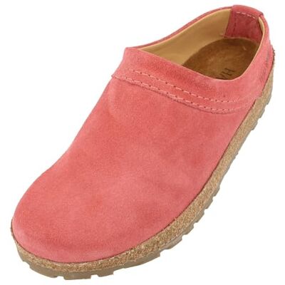 HAFLINGER Malmö Sabot élégant en cuir avec semelle en caoutchouc et semelle en liège et latex, Rose, 40 EU - Publicité HAFLINGER Malmö Sabot élégant en cuir avec semelle en caoutchouc et semelle en liège et latex, Rose, 40 EU - Publicité