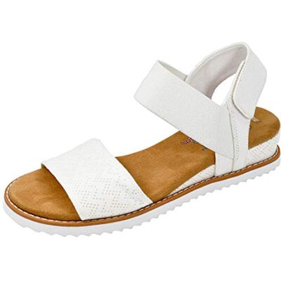 Skechers Desert Kiss Sandales pour femme, Blanc (blanc cassé), 41 EU - Publicité Skechers Desert Kiss Sandales pour femme, Blanc (blanc cassé), 41 EU - Publicité