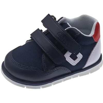 Chicco, Sneakers à Double Velcro, Confortables, Légères, Flexibles et Transpirantes, Garçon, Conçu en Italie - Publicité Chicco, Sneakers à Double Velcro, Confortables, Légères, Flexibles et Transpirantes, Garçon, Conçu en Italie - Publicité