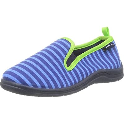 Playshoes Ringel, Chaussons Bas mixte enfant, Bleu (Blau/Grün 791), 20/21 EU - Publicité Playshoes Ringel, Chaussons Bas mixte enfant, Bleu (Blau/Grün 791), 20/21 EU - Publicité