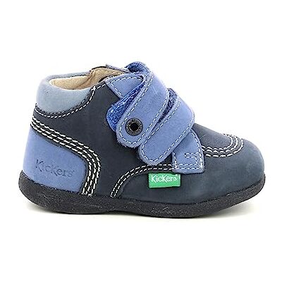 Kickers Babyscratch, Bottillons Mixte, Bleu, 18 - Publicité Kickers Babyscratch, Bottillons Mixte, Bleu, 18 - Publicité