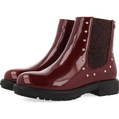 GIOSEPPO Bottines en Cuir Verni Bordeaux pour Filles TELAGH - Publicité GIOSEPPO Bottines en Cuir Verni Bordeaux pour Filles TELAGH - Publicité