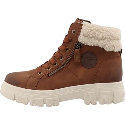 Tom Tailor Femme Botte Tendance, Cognac, 38 EU - Publicité Tom Tailor Femme Botte Tendance, Cognac, 38 EU - Publicité