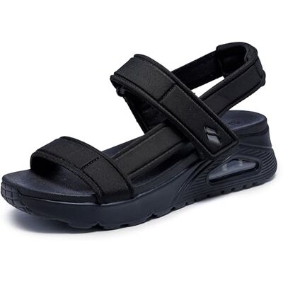 Skechers UNO SUMMER STAND2, Sandale Femmes, Black, - Publicité Skechers UNO SUMMER STAND2, Sandale Femmes, Black, - Publicité