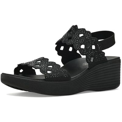 Skechers Femme Parallel Lite Sandale à talon compensé Sassy Dayz 2.0, Noir , 39 EU - Publicité Skechers Femme Parallel Lite Sandale à talon compensé Sassy Dayz 2.0, Noir , 39 EU - Publicité
