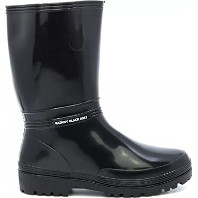 Demar Rainny Bottes de pluie en caoutchouc ,Noir,38/39 EU - Publicité Demar Rainny Bottes de pluie en caoutchouc ,Noir,38/39 EU - Publicité