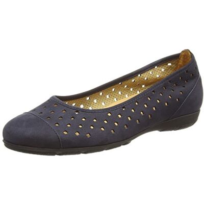 Gabor Shoes Gabor, Ballerines Femme Bleu (16 Nightblue), 43 EU - Publicité Gabor Shoes Gabor, Ballerines Femme Bleu (16 Nightblue), 43 EU - Publicité