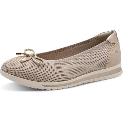 Jana Femme Damen Ballerina Vegan Ballerines, Beige doré, 38 EU - Publicité Jana Femme Damen Ballerina Vegan Ballerines, Beige doré, 38 EU - Publicité