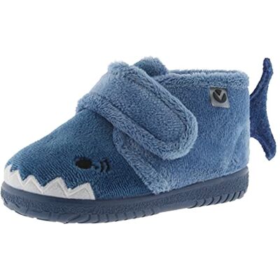 Victoria Chaussons Unisexe Ojalá Fourrure Animaux & Scratch & Semelle Assortie 105119 pour Enfants Azul 24 - Publicité Victoria Chaussons Unisexe Ojalá Fourrure Animaux & Scratch & Semelle Assortie 105119 pour Enfants Azul 24 - Publicité