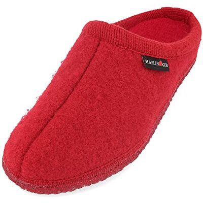 Haflinger Walktoffel Alaska, Chaussons Mules, mixte adulte, Rouge, 38 EU - Publicité Haflinger Walktoffel Alaska, Chaussons Mules, mixte adulte, Rouge, 38 EU - Publicité