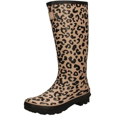 Spot On Bottes en caoutchouc Elle Sport X1R274 pour femme Imprimé animal Taille M, Léopard nude, 39 EU - Publicité Spot On Bottes en caoutchouc Elle Sport X1R274 pour femme Imprimé animal Taille M, Léopard nude, 39 EU - Publicité