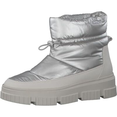 s.Oliver Bottines d'hiver pour femme sans talon, doublées, plate-forme, champagne, 40 EU - Publicité s.Oliver Bottines d'hiver pour femme sans talon, doublées, plate-forme, champagne, 40 EU - Publicité