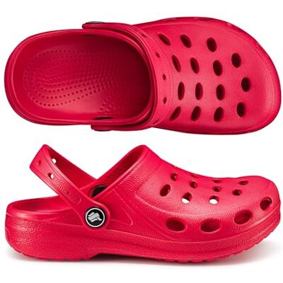ESTRO Sabot Plastique Enfant Garcon Sabot Enfant Fille Mules et Sabots Fille A03 (Rouge, 25 EU) - Publicité ESTRO Sabot Plastique Enfant Garcon Sabot Enfant Fille Mules et Sabots Fille A03 (Rouge, 25 EU) - Publicité